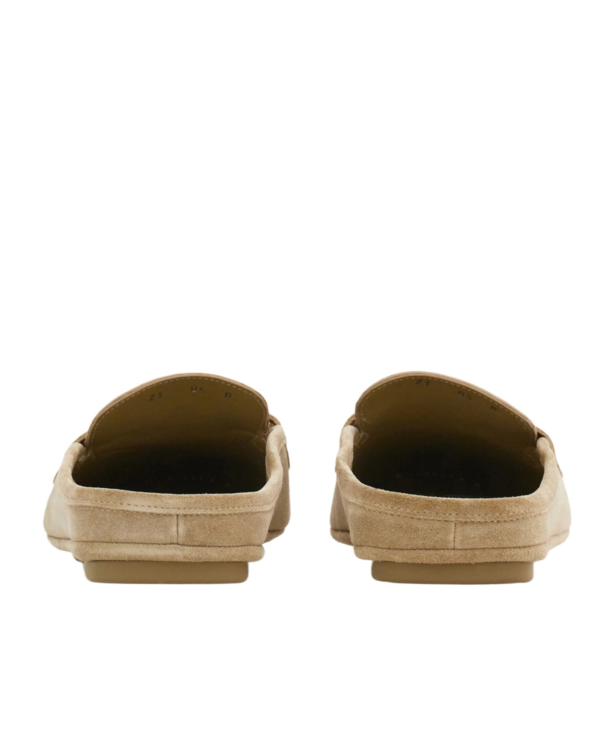 Ferragamo Loafer Mule With Gancini Ornament In Brown