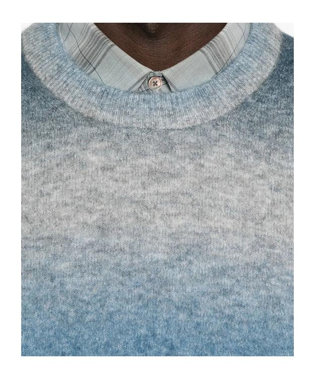 Samsoe & Samsoe Striped Sweater In Blue