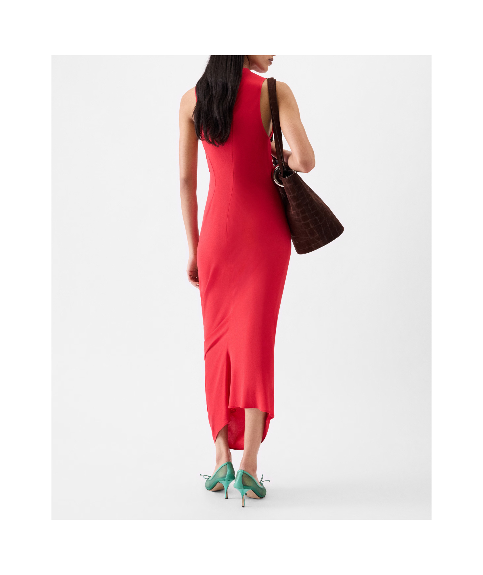 Jacquemus Womens Red The J Sleeveless Stretch-woven Maxi Dress In Red
