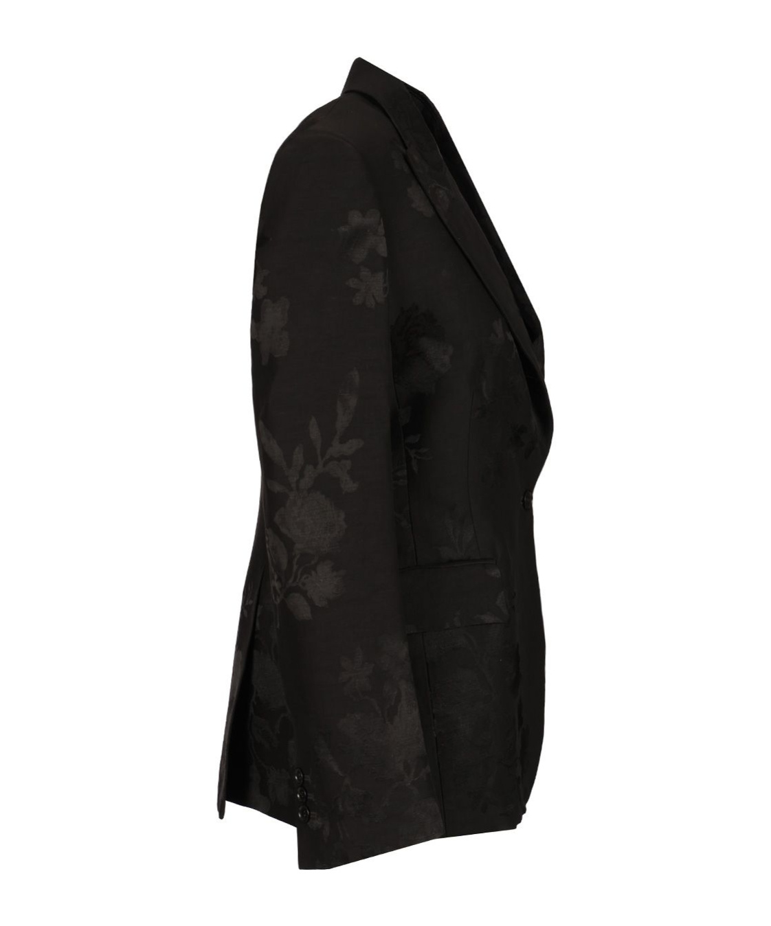 P.a.r.o.s.h Linen And Viscose Blazer In Black