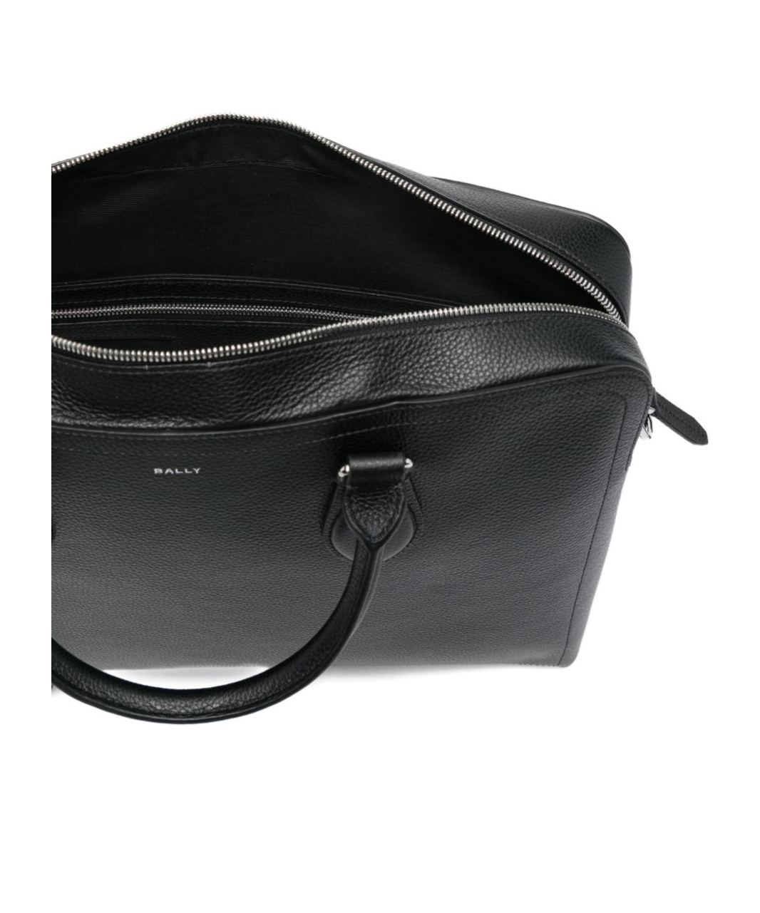 Bally Capitol Leather Top-handle Briefcase In Black