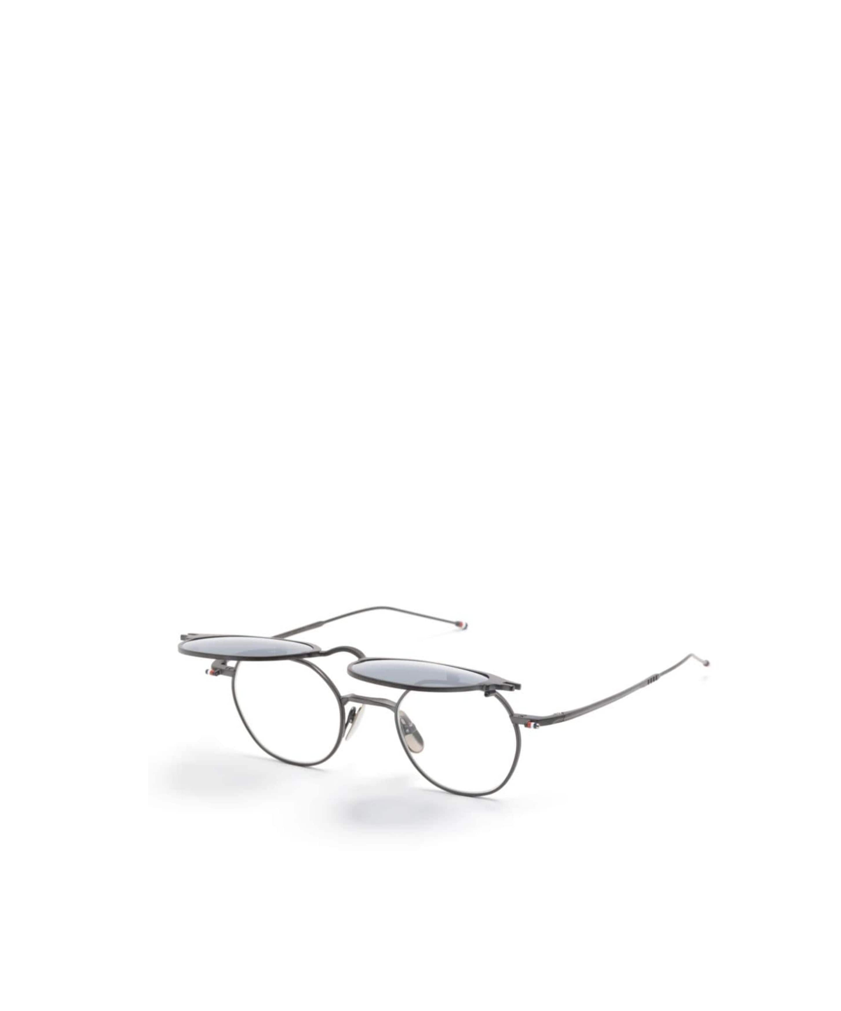 Thom Browne Eyewear Round Frame Sunglasses In Gray