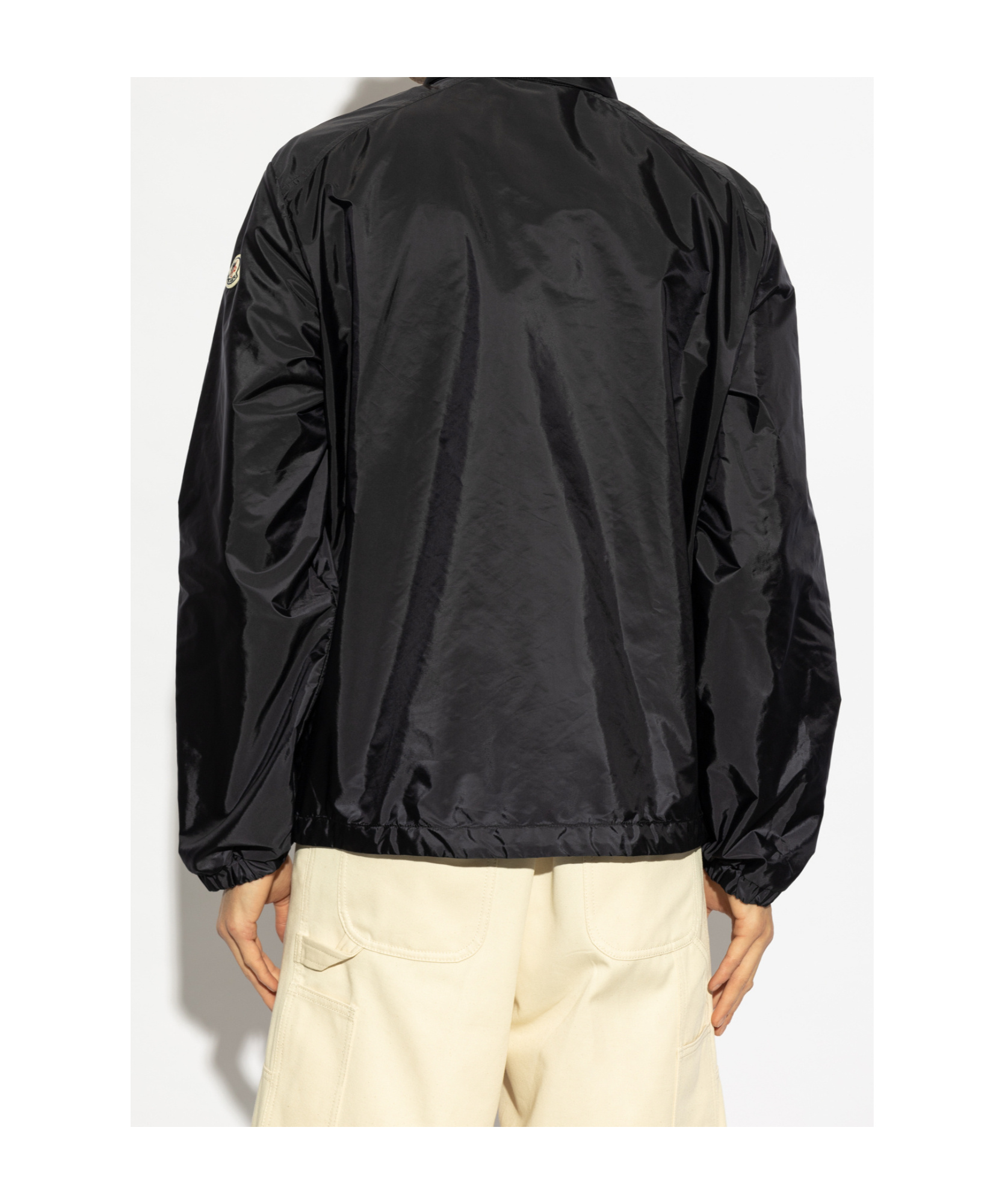 Moncler Long-sleeved Casual Jacket In Blue