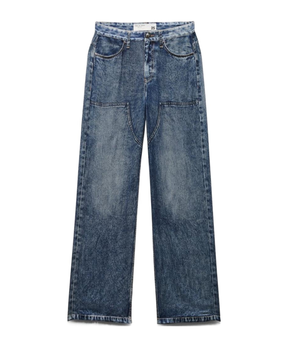 Rag & Bone Jeans With Belt Loops In Blue