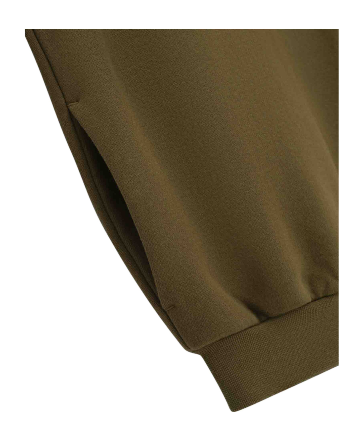 Essentials Round-neck Long-sleeve Sweatshirt In Green