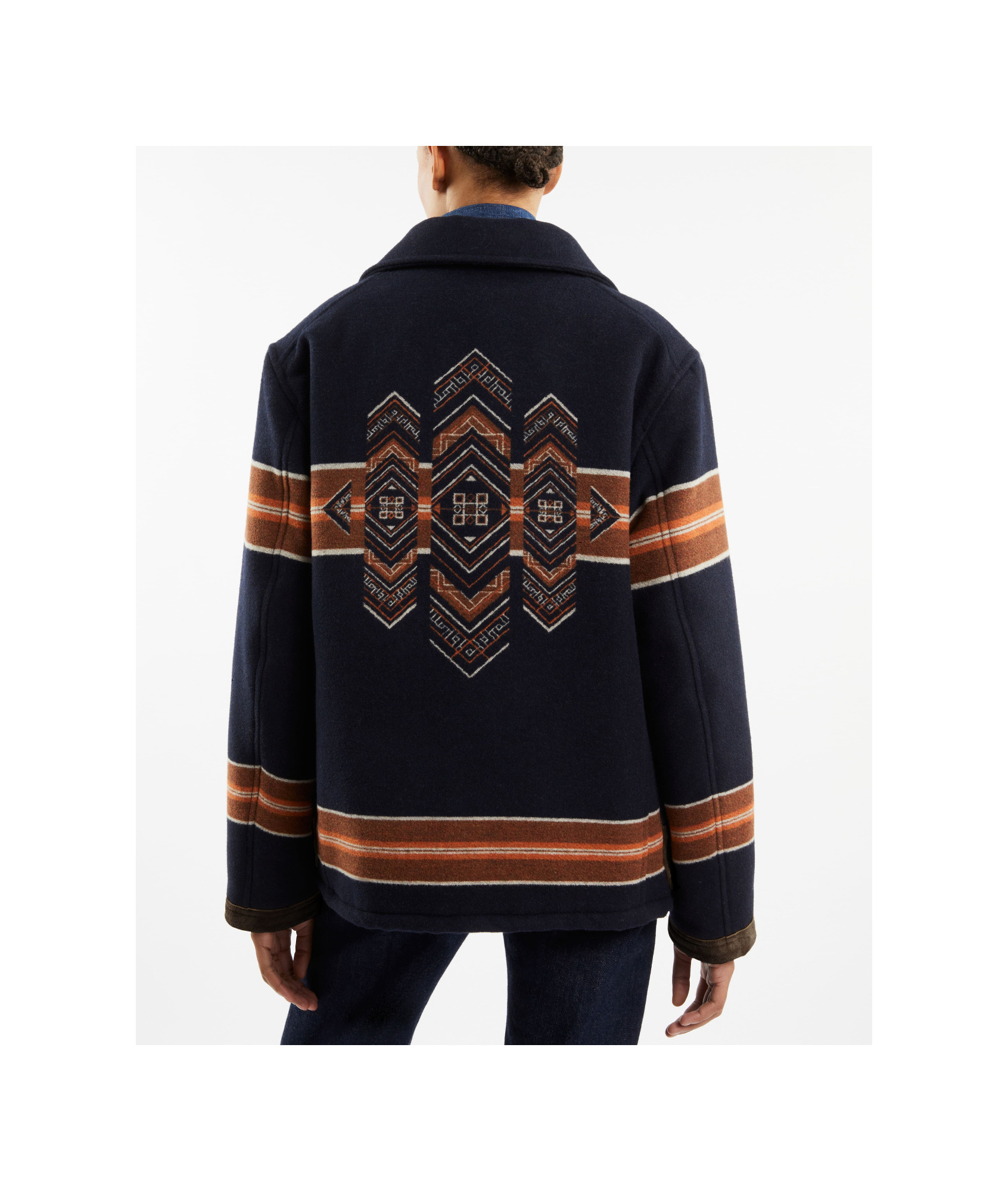 Fay Embroidered Wool Blend 4 Ganci Yateh Jacket In Black