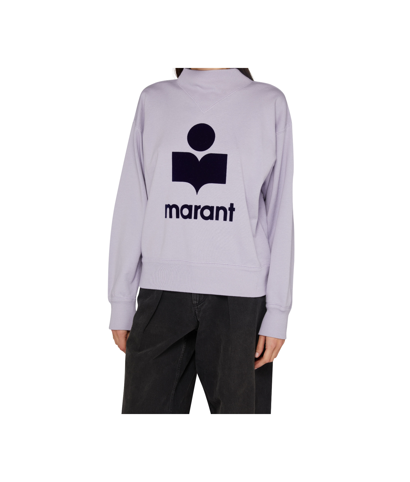 Isabel Marant Étoile Marant Etoile Women Millyny Cotton Sweatshirt In Purple