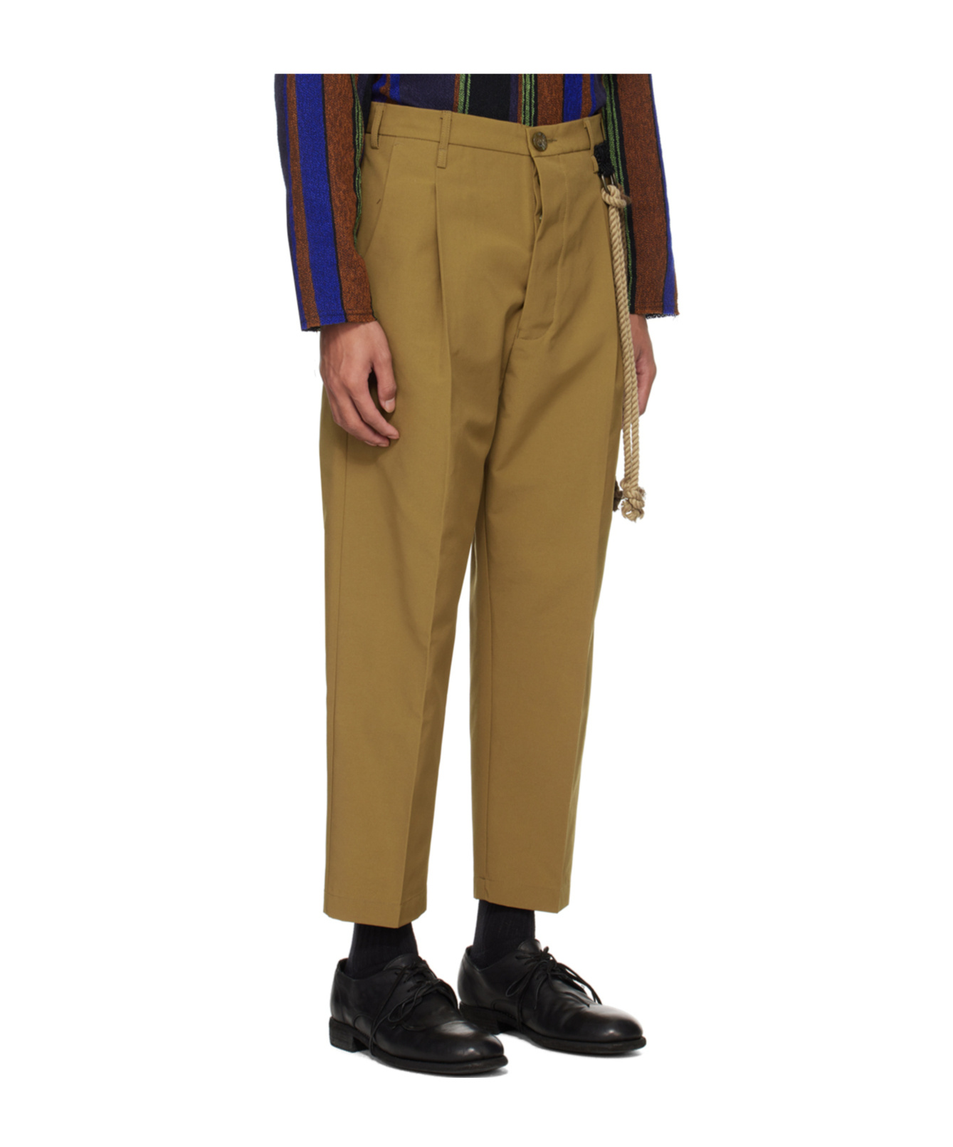 SONG FOR THE MUTE PLEATED TAPERED CASUAL PANTS