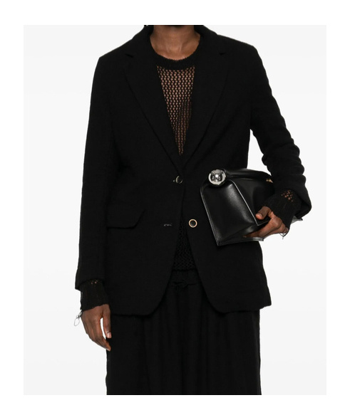 Uma Wang Long Sleeve Jacket In Black