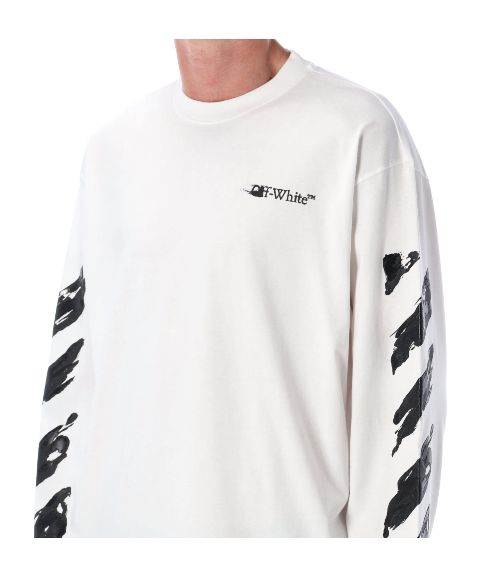 Off-white Long-sleeved T-shirt In White
