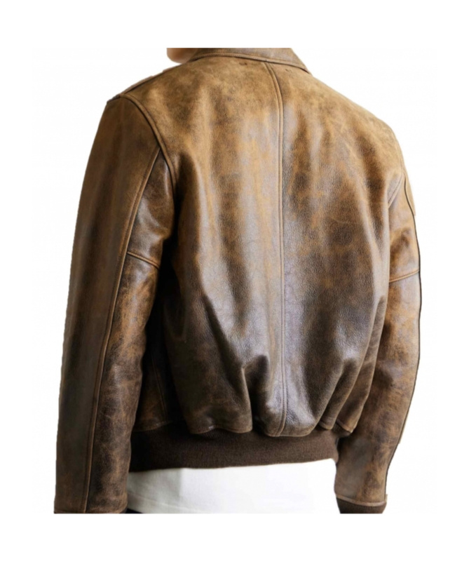 Polo Ralph Lauren Giacca In Pelle Marrone Uomo