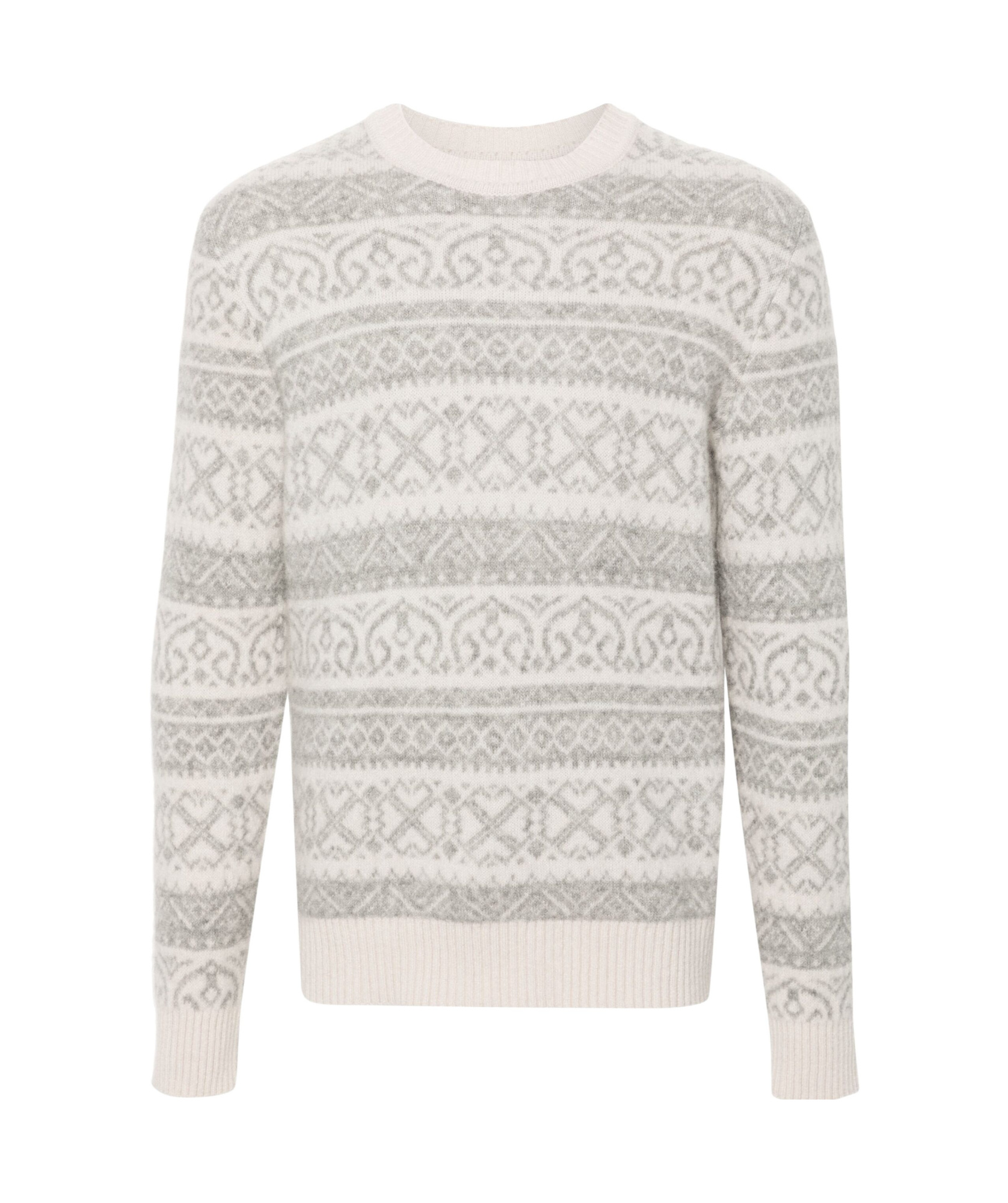 Eleventy Long-sleeved Sweater In White