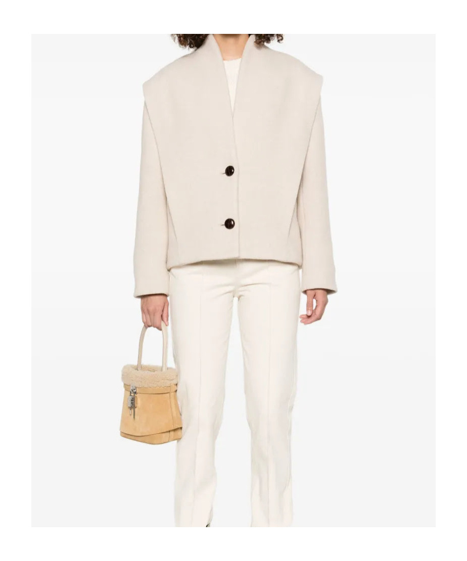 Isabel Marant Long Sleeve Casual Jacket In Neutral