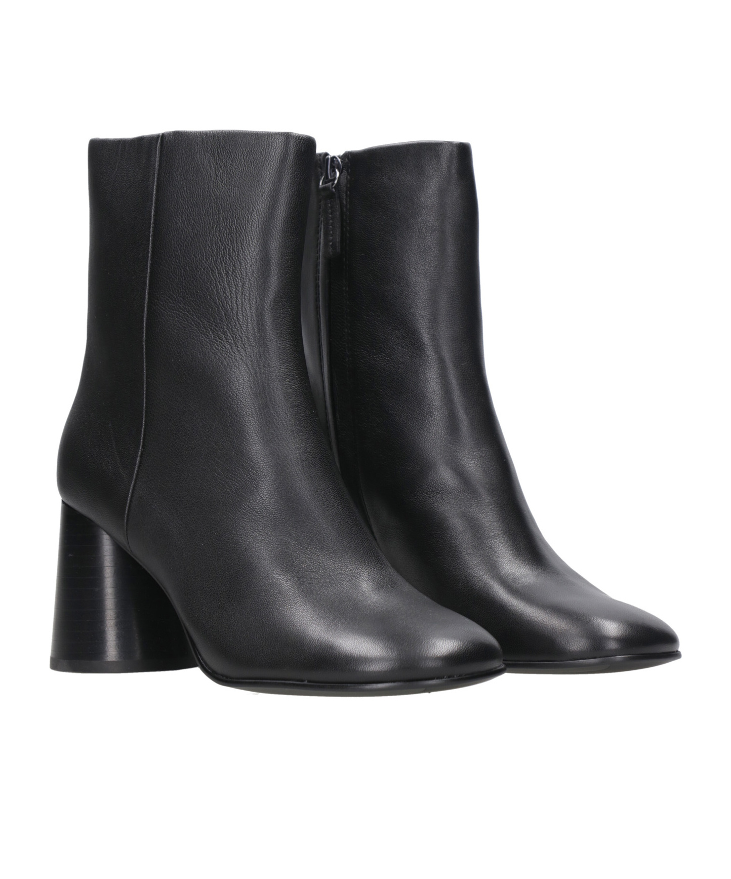 Ash High-heeled Short Boots In Black