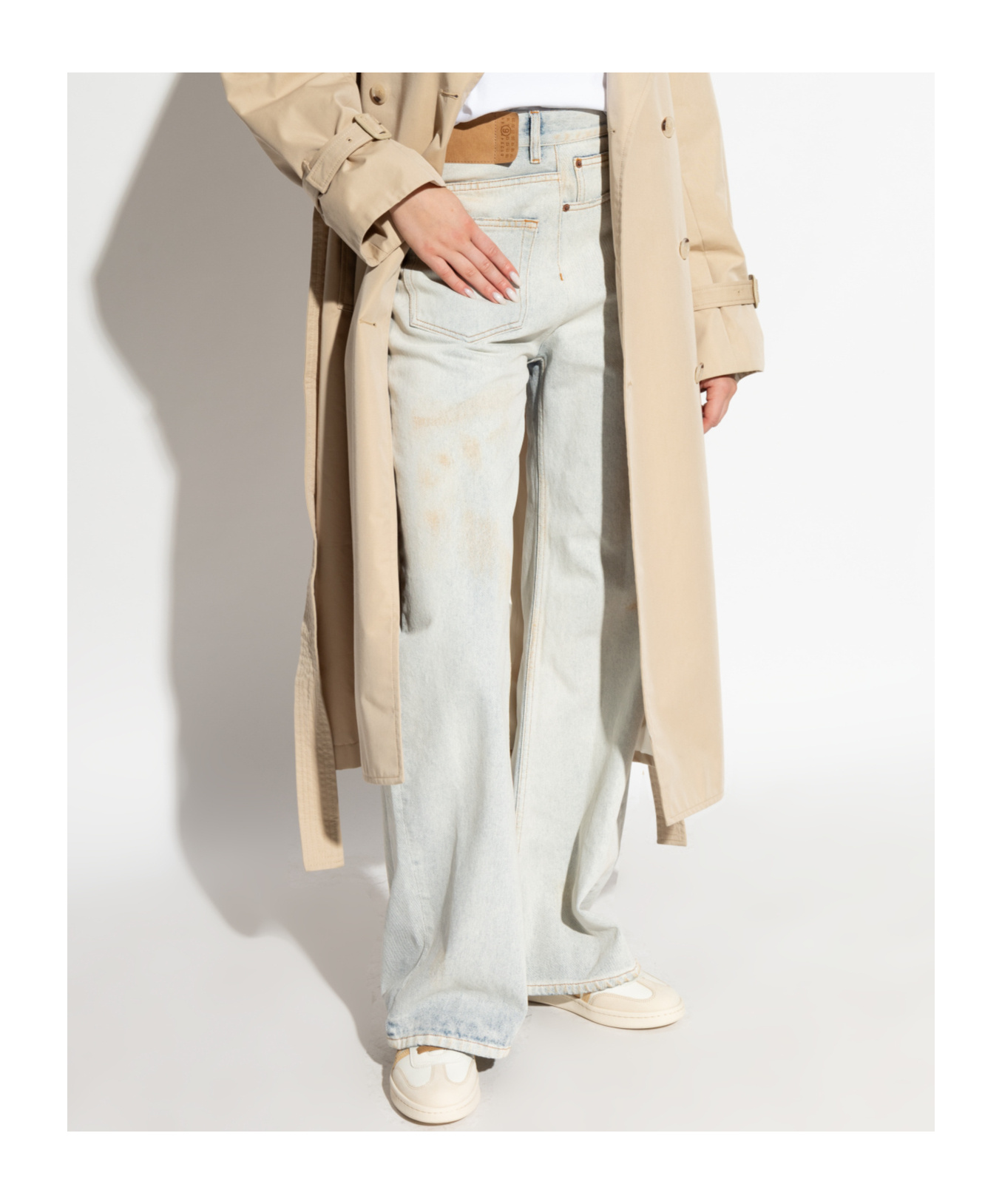 Dsquared2 Boxer Low-top Sneakers In Nude