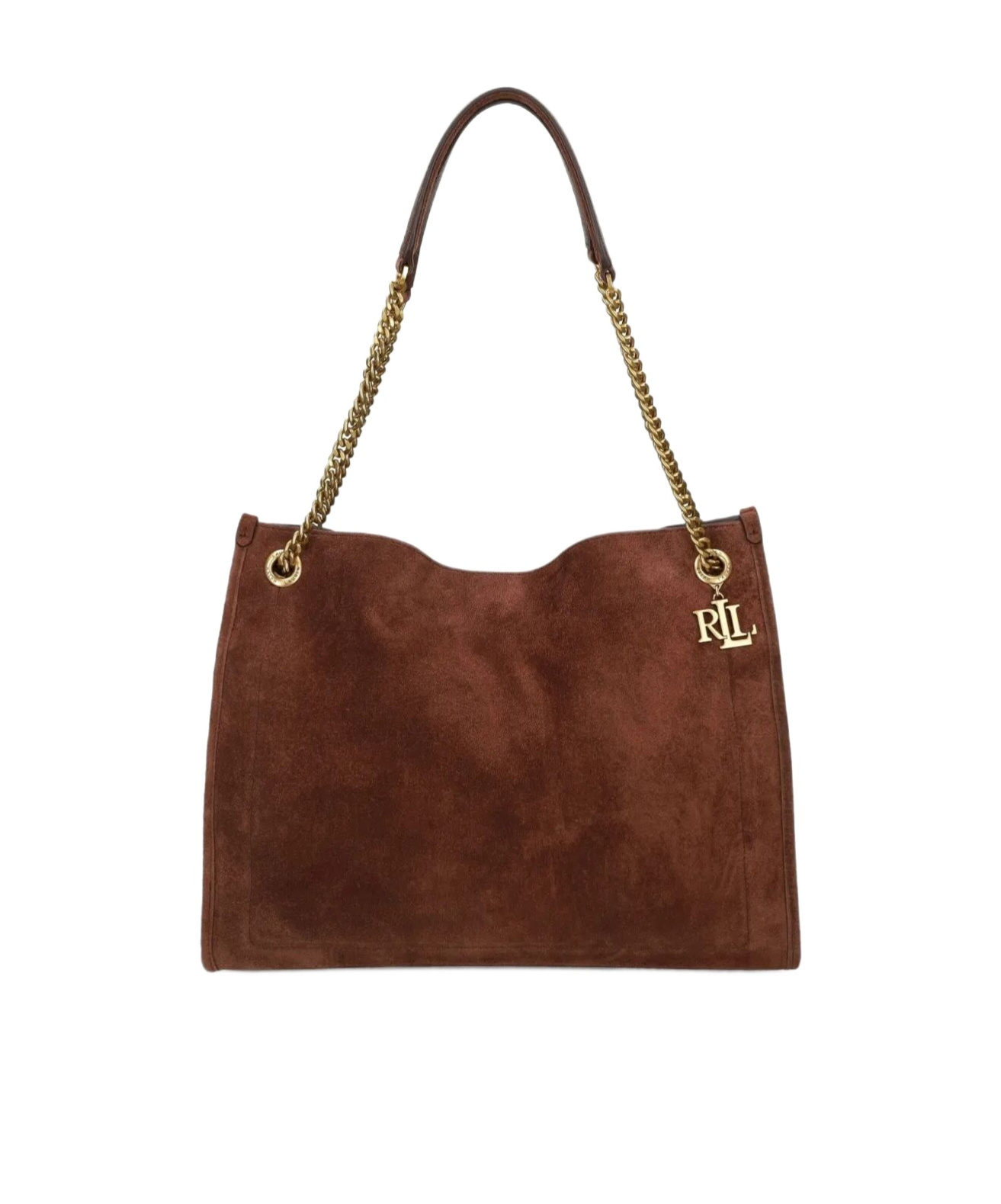 Ralph Lauren Lauren Chain-strap Top Handle Bag In Brown