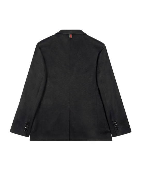 Gucci Single-breasted Blazer In Black