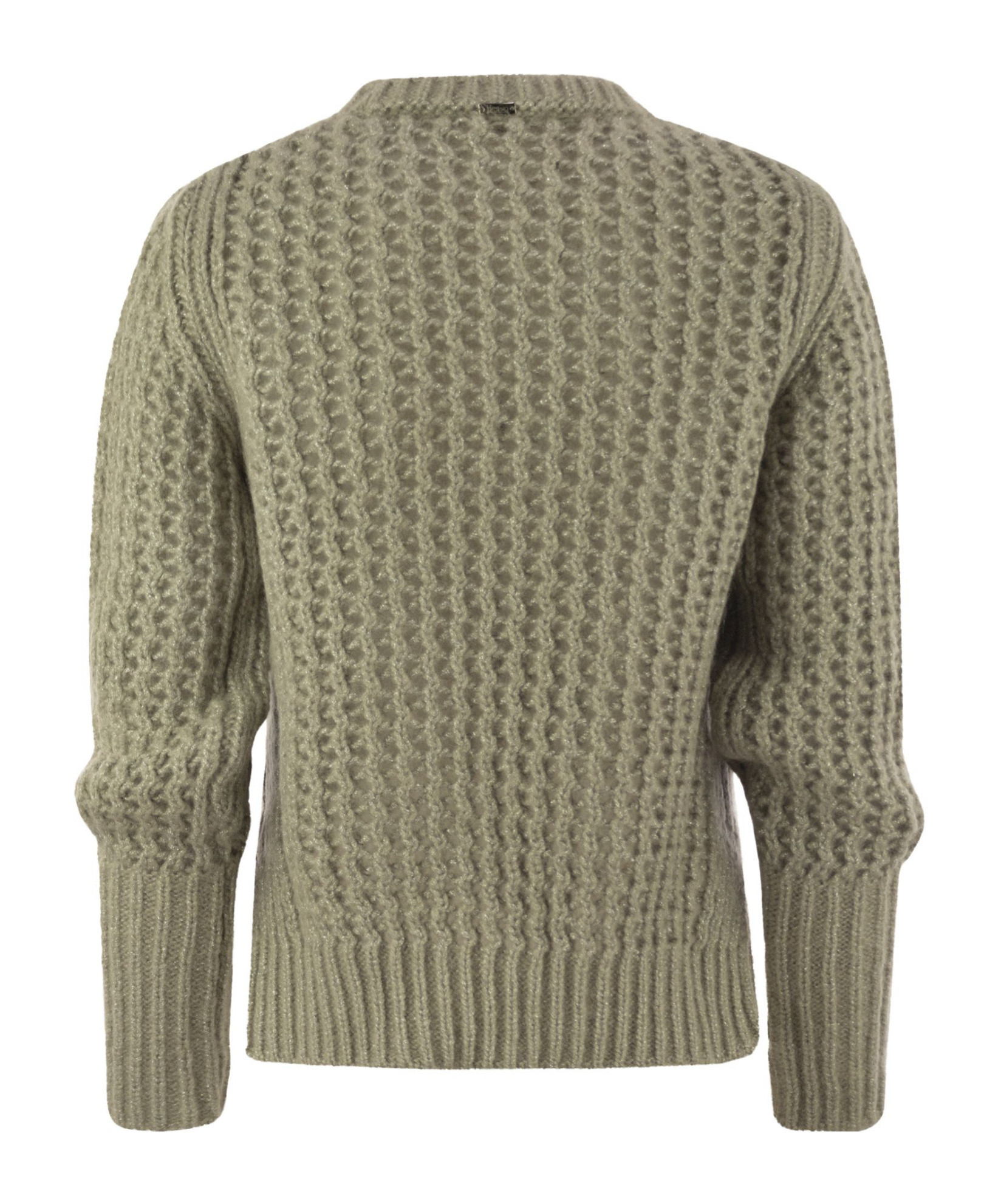 Herno Knitwear In Alpaca And Wool Yarn