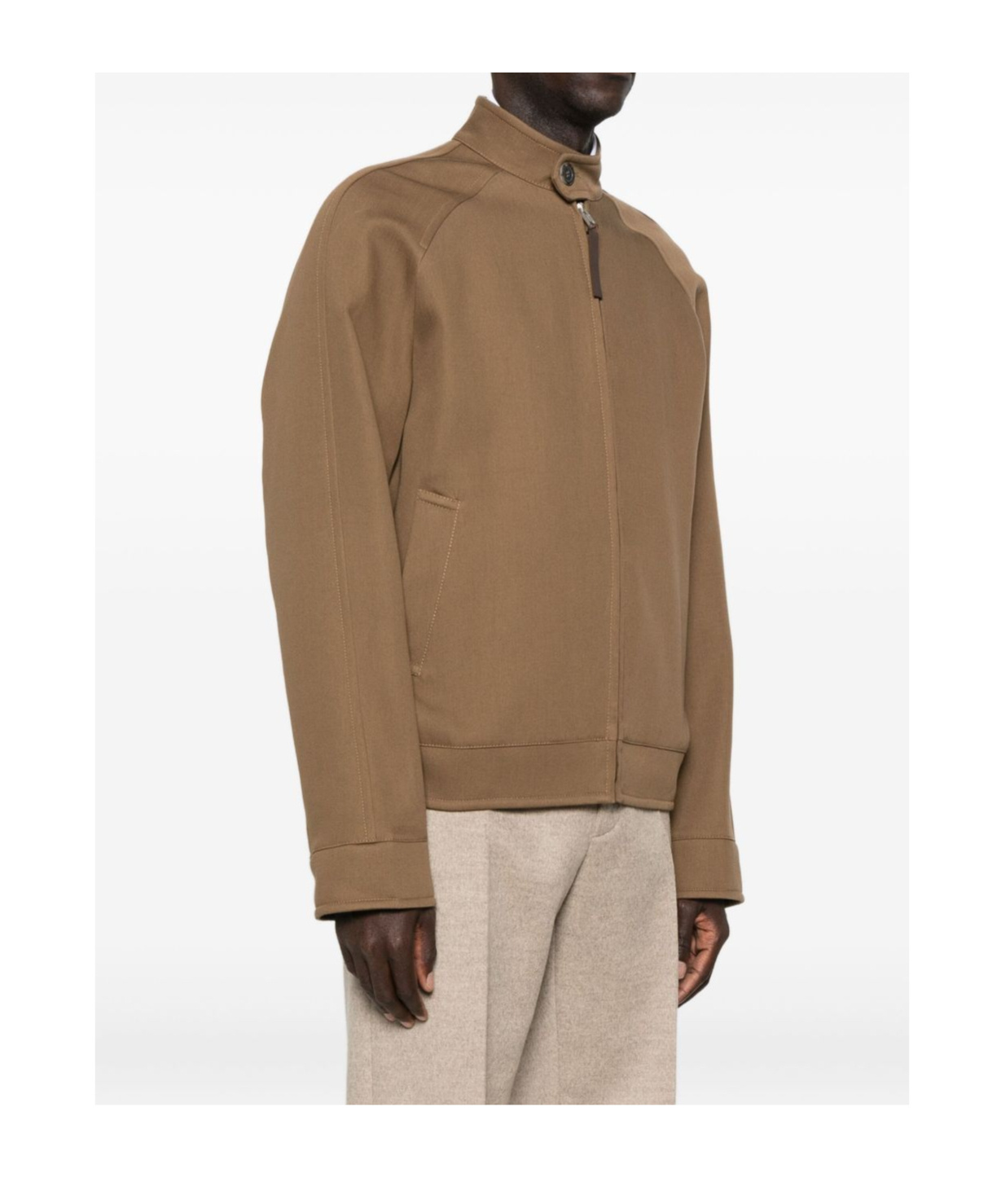Moschino Zip-fastenning Bomber Jacket In Brown