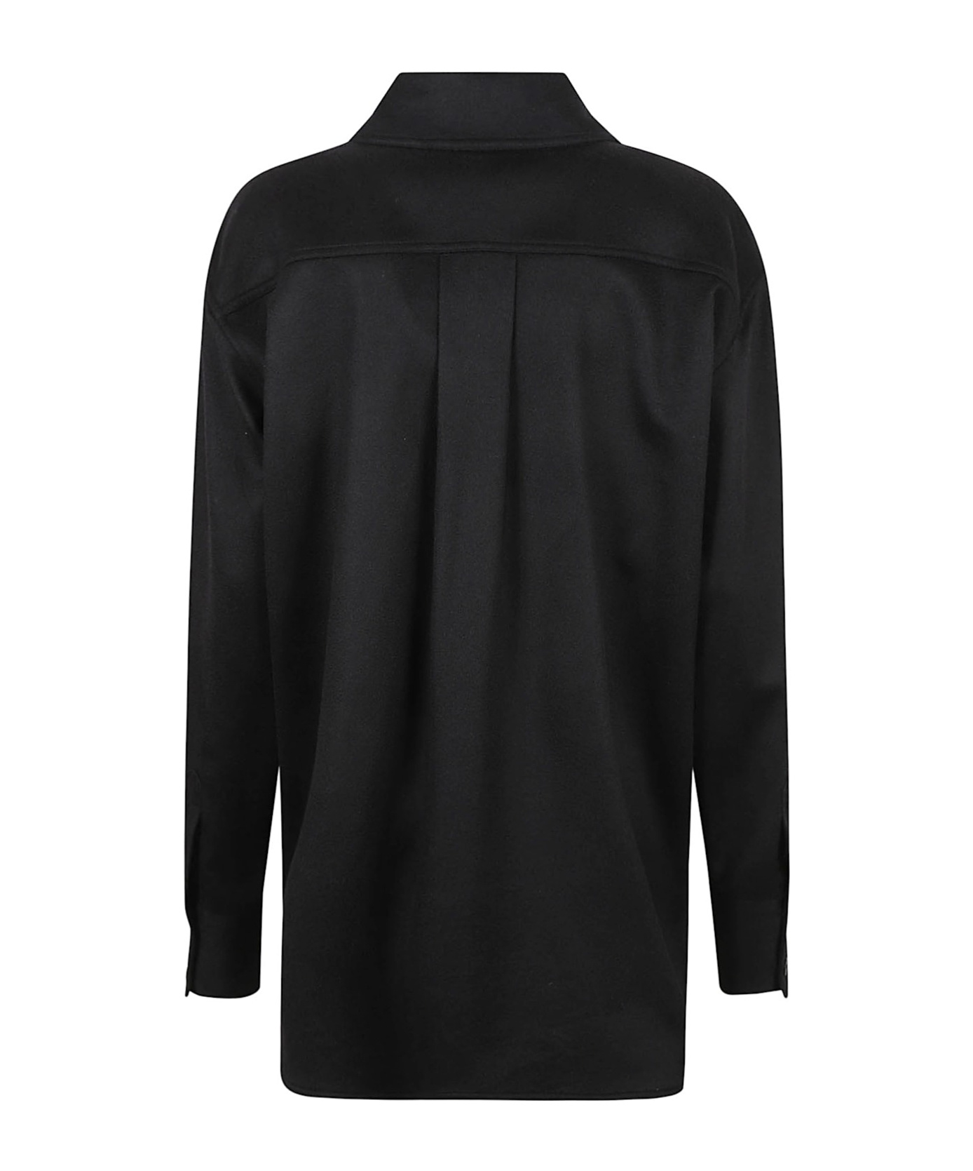 Saint Laurent Cargo Buttoned Shirt In Black