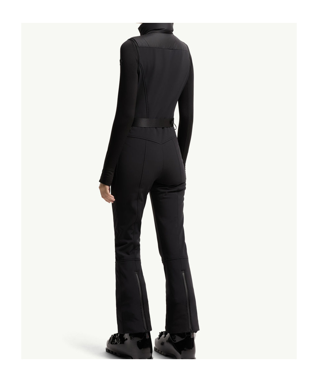Moncler Grenoble High Neck Sleeveless Ski Jumpsuit In Black