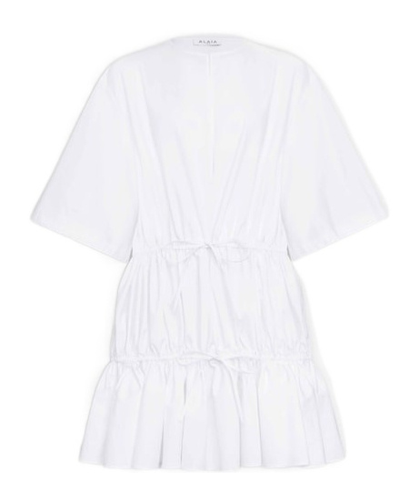 Alaïa Cotton Poplin Dress