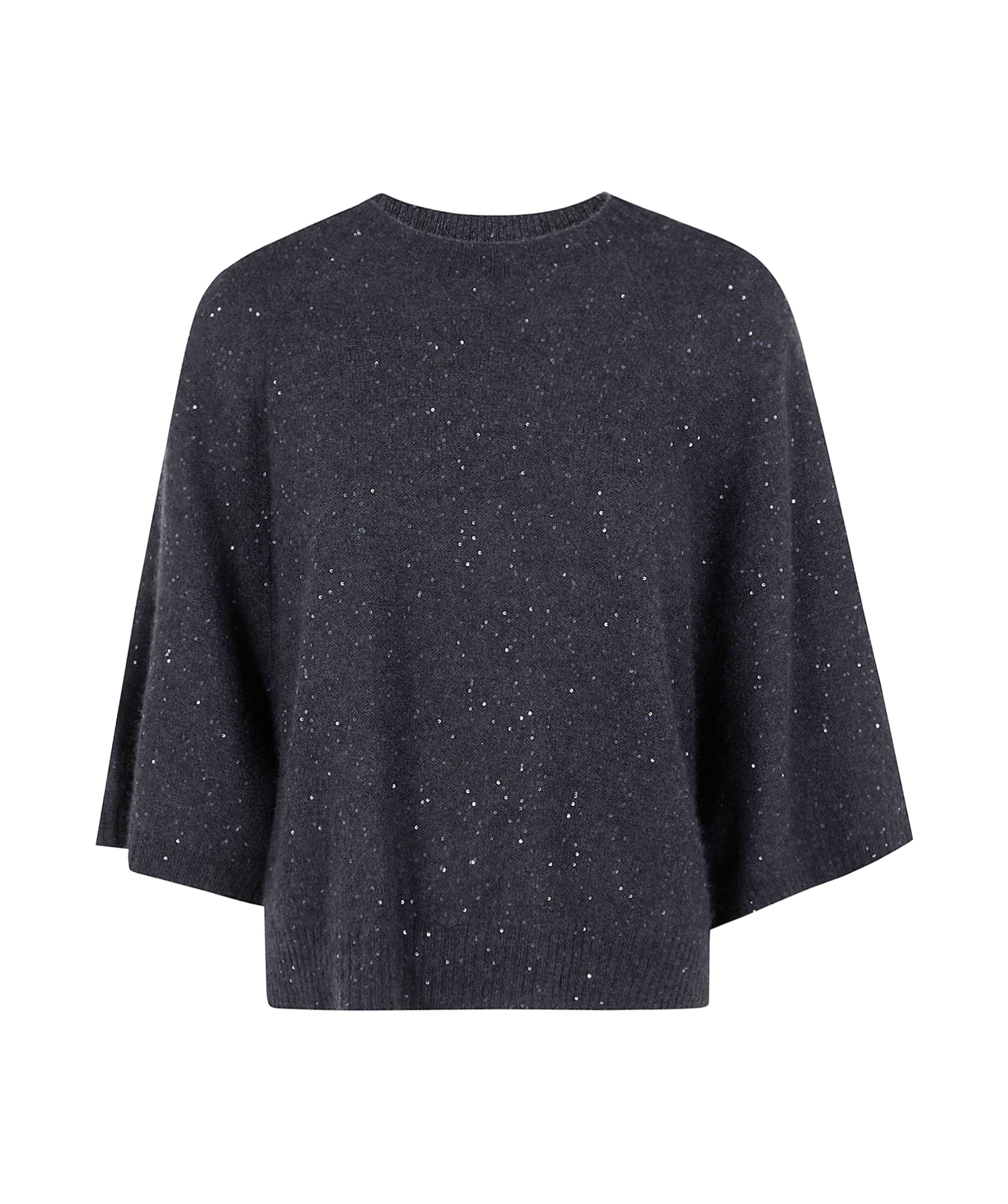 Fabiana Filippi Short-sleeved Sweater In Black