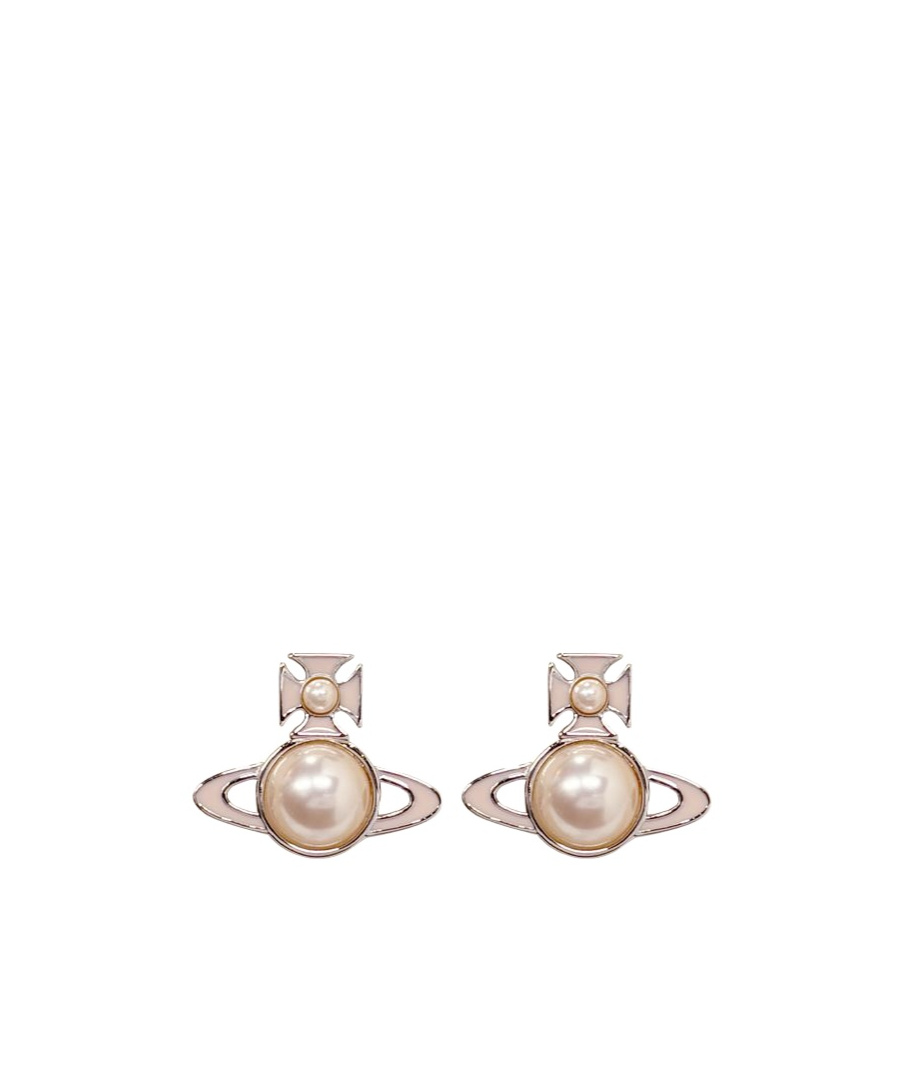 Vivienne Westwood Tillya Logo Earrings In Gold