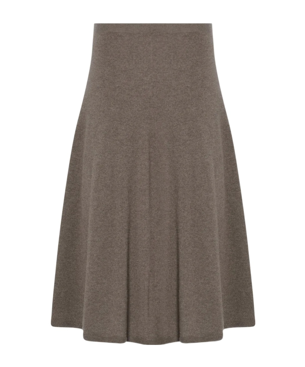 The Row Masini Cashmere Skirt In Brown
