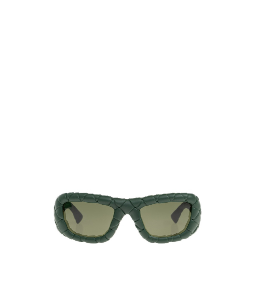 Bottega Veneta Full-frame Sunglasses In Green