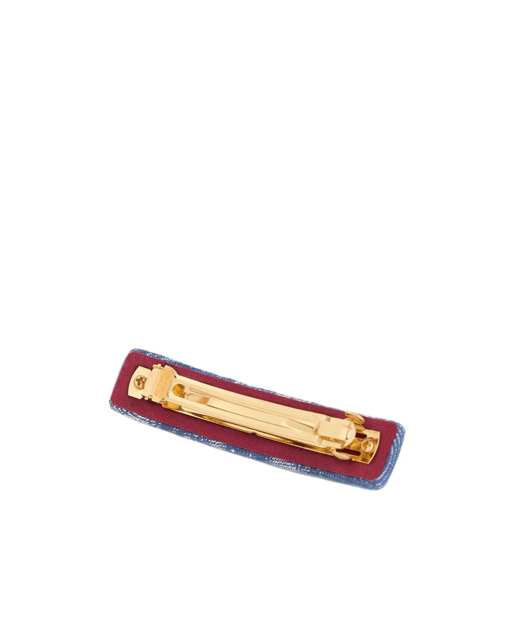 Etro Rectangular Hair Clip In Yellow