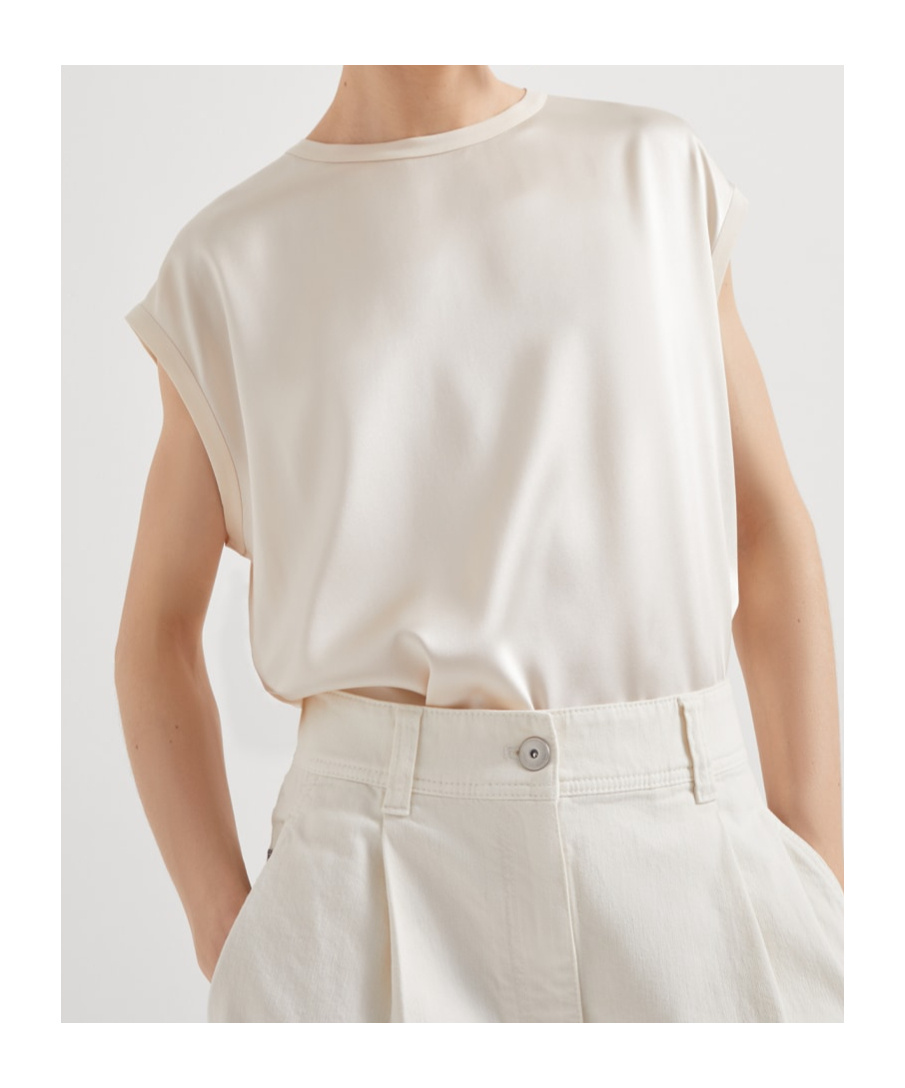 Brunello Cucinelli Top In White
