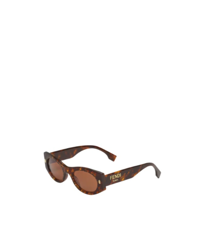 Fendi Baguette Sunglasses In Brown