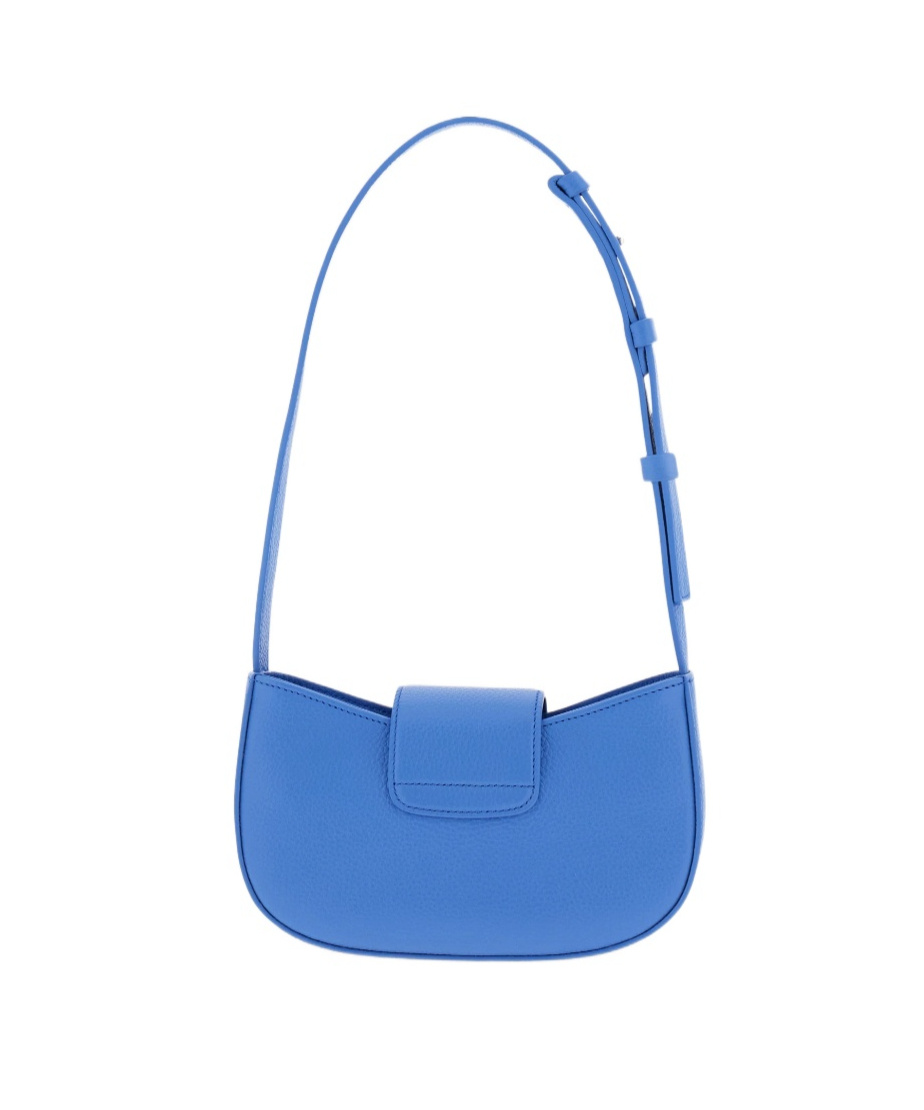 Ferragamo Double Gancini Mini Shoulder Bag In Blue