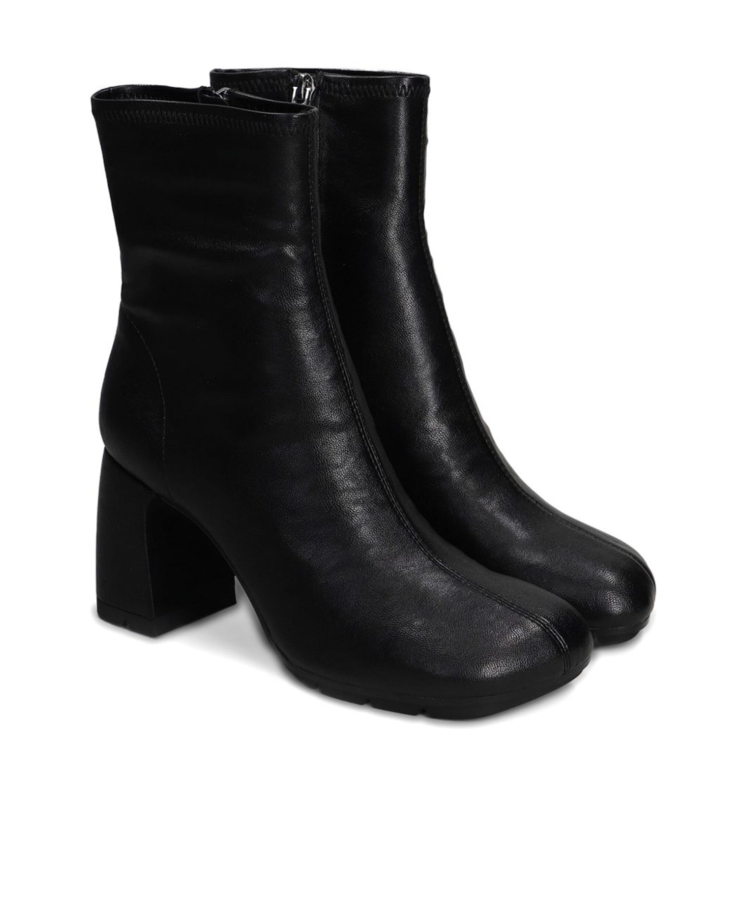Ash Ankle Boots With Mid-height Block Heel In Black