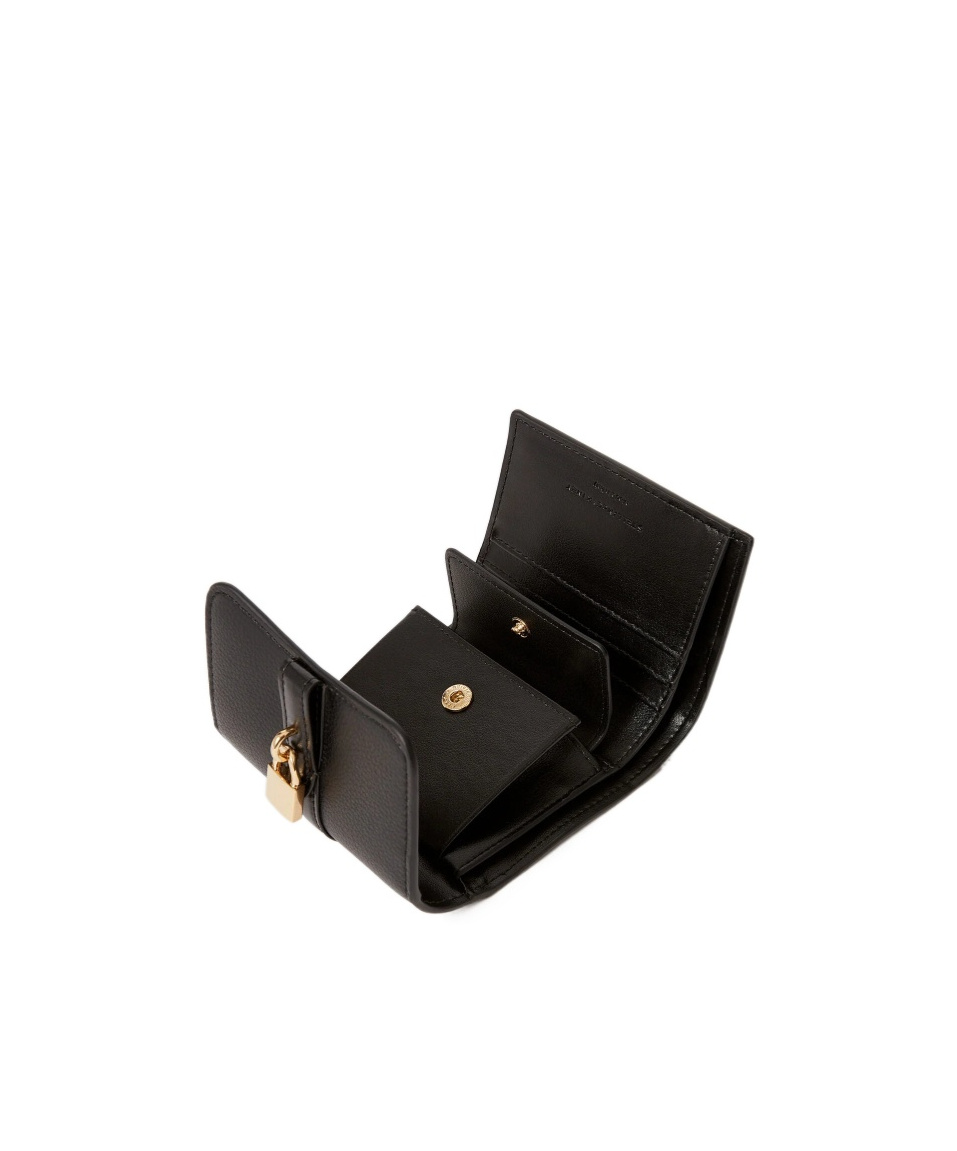 Stella Mccartney Ryder Tri-fold Wallet In Black