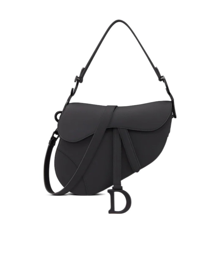 Dior Saddle Shoulder Bag In Black