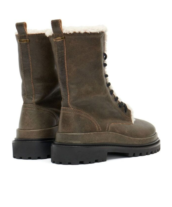 Isabel Marant Ghiso Lace-up Boots In Brown