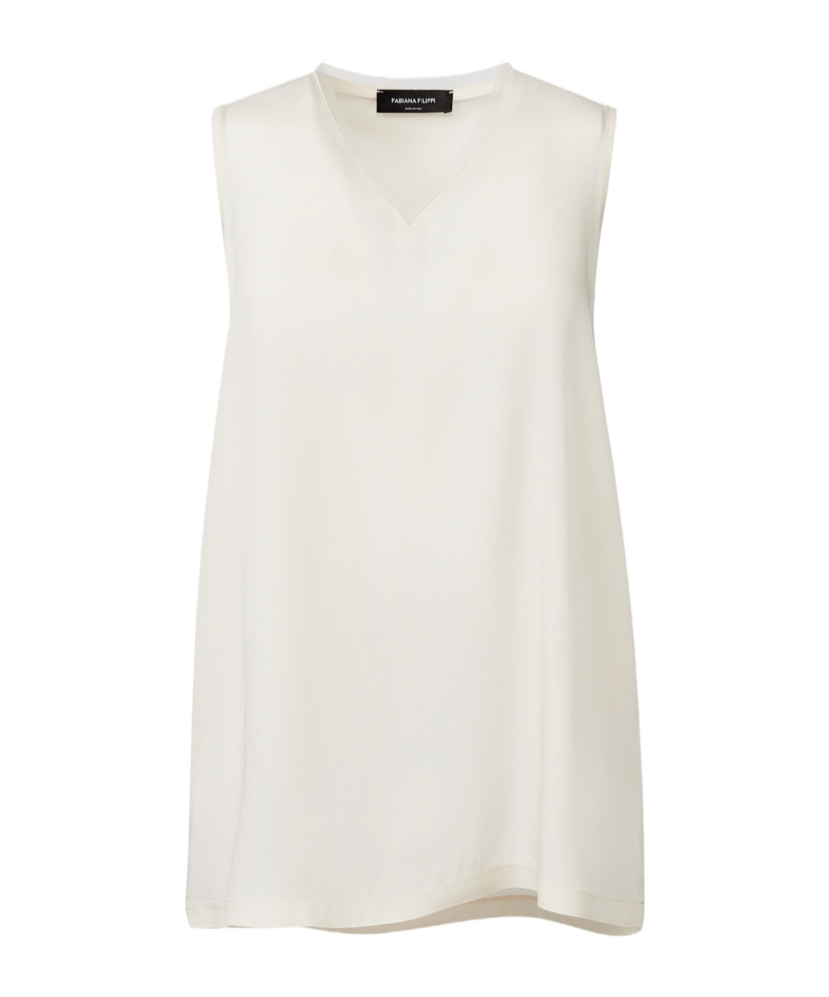 Fabiana Filippi V-neck Vest In White