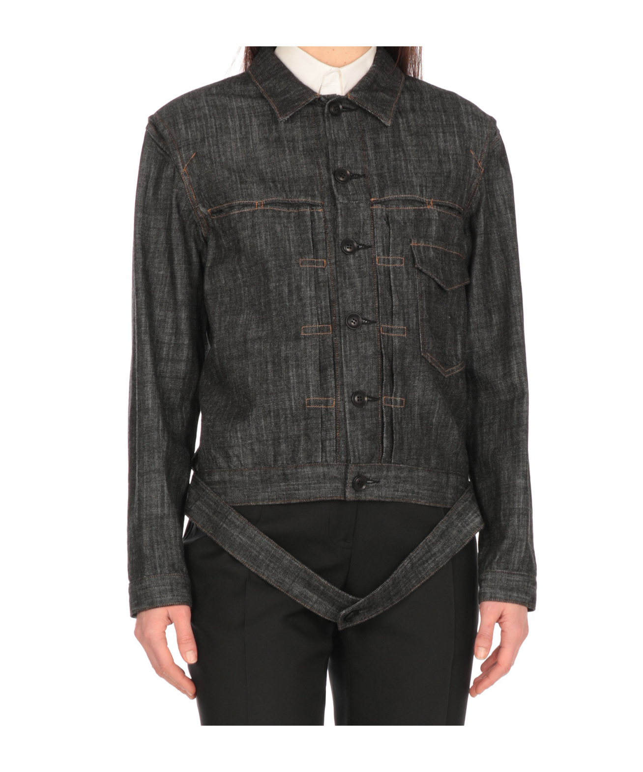 Y's Long Sleeve Denim Jacket