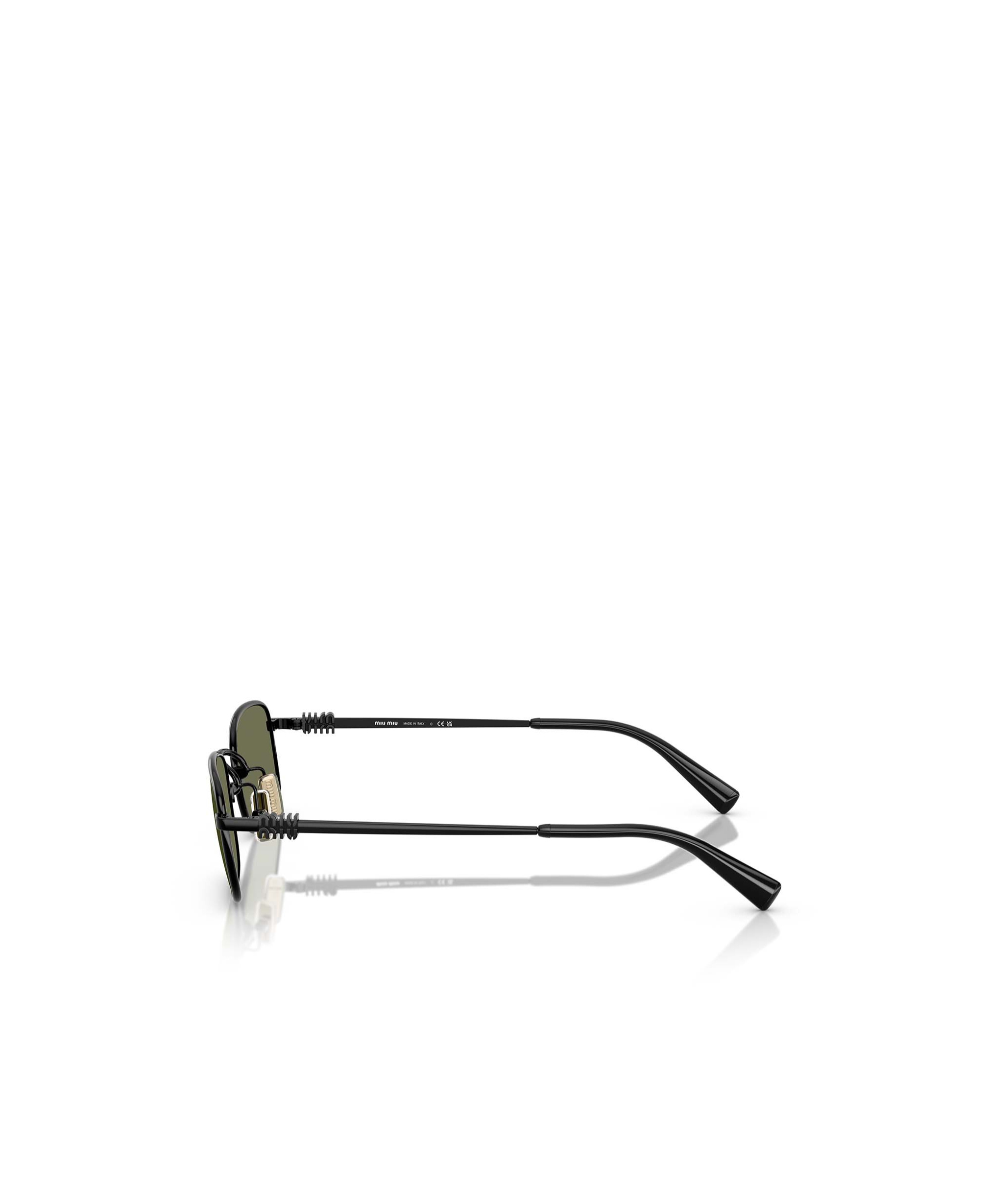 Miu Miu Eyewear Square-frame Sunglasses In Green