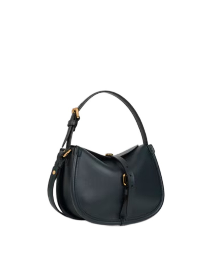 Etro Small Pony Buckled Shoulder Bag In Blue