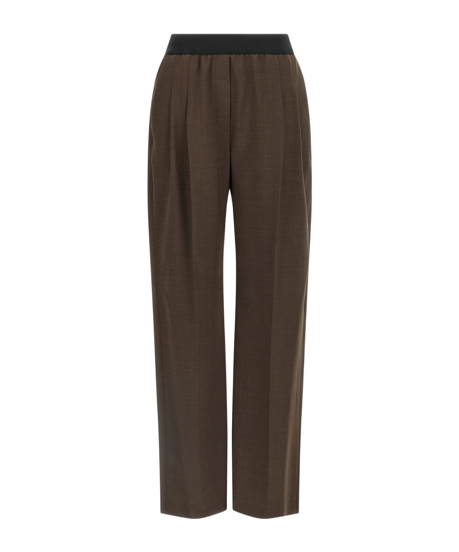 Loulou De Saison Niro Straight-leg Pants In Brown