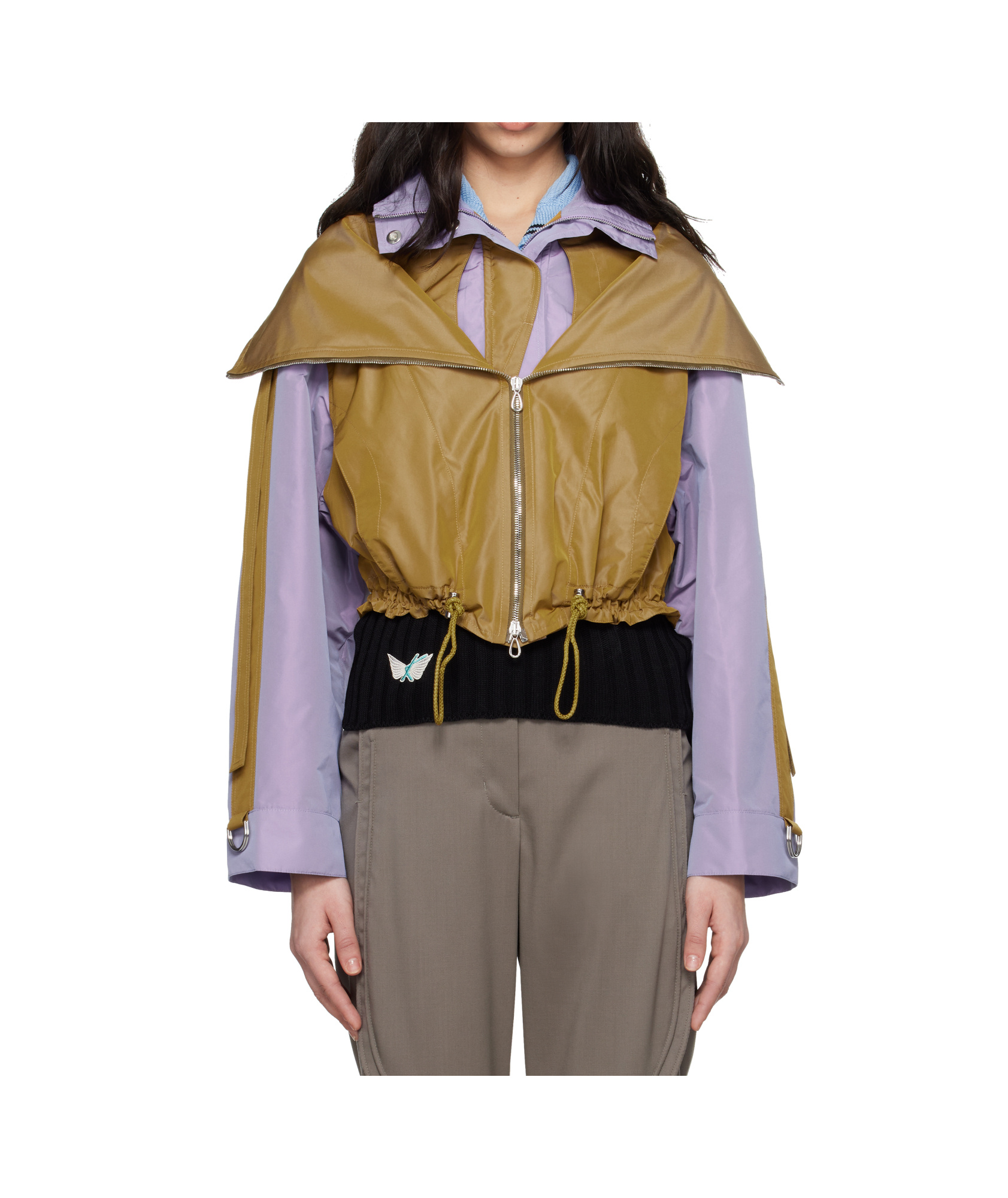 Kiko Kostadinov Erro Jacket In Yellow