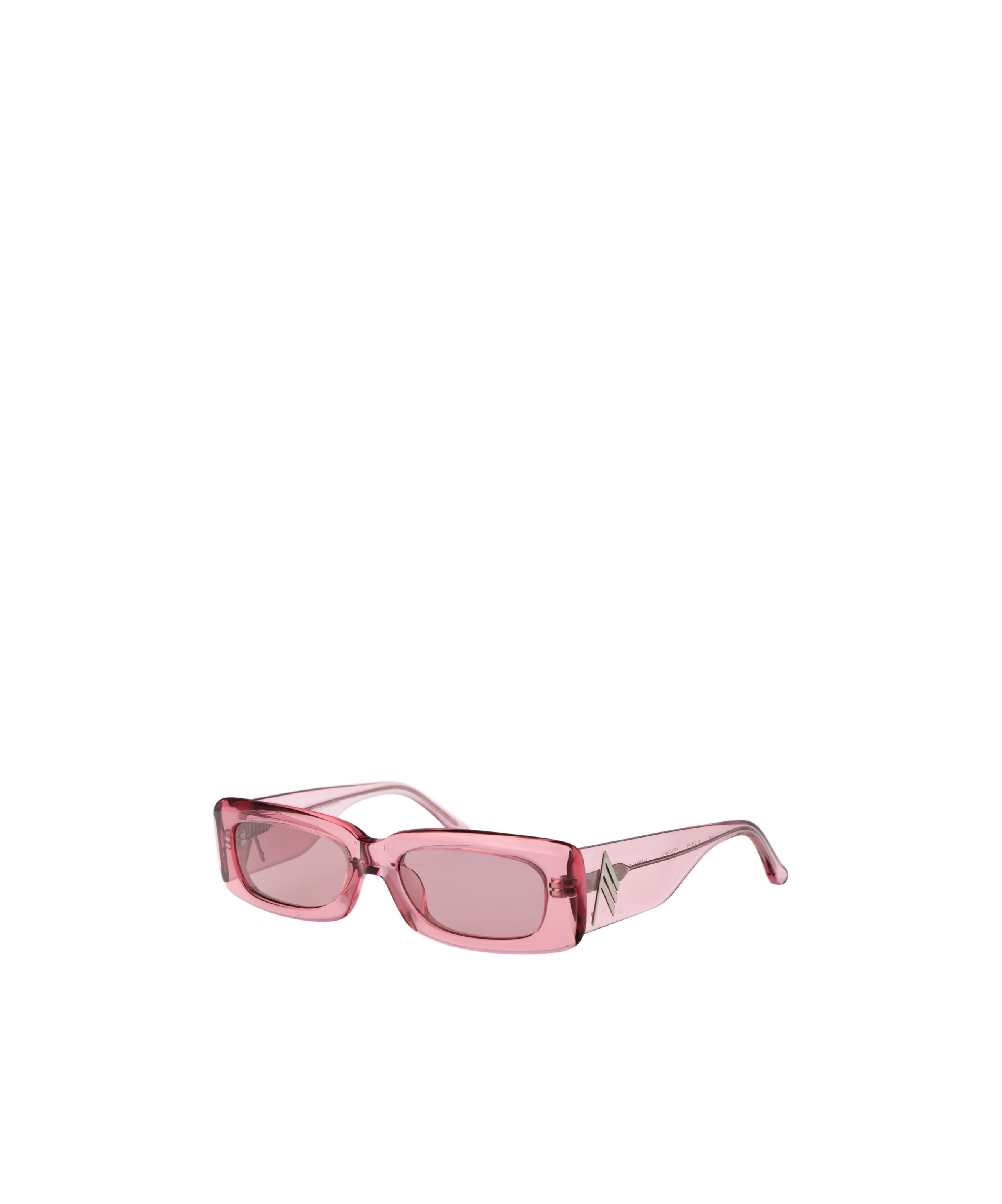 Attico Linda Farrow X The Square Sunglasses In Pink