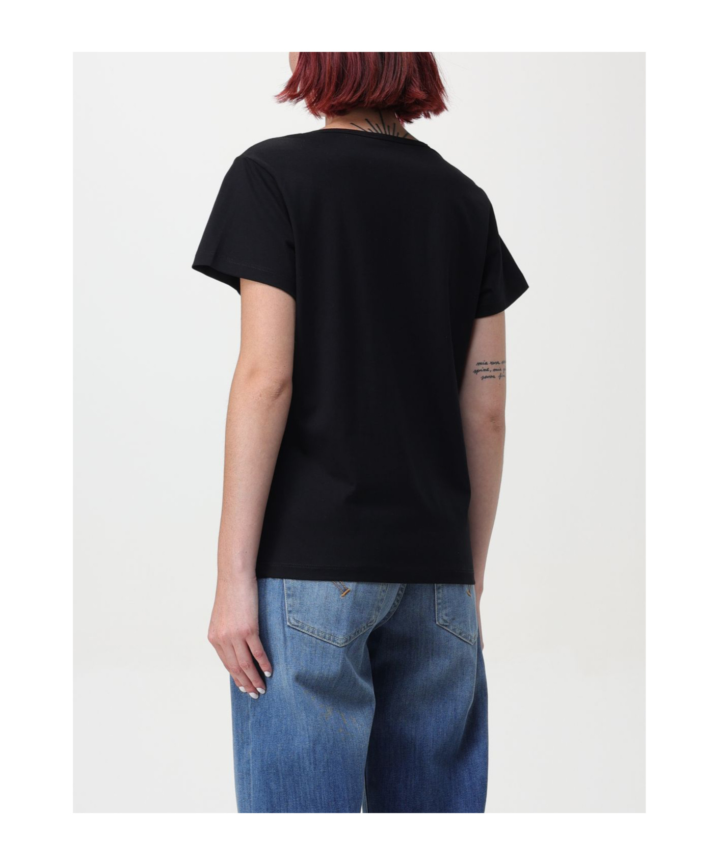 Pinko T-shirts And Polos Black In Black