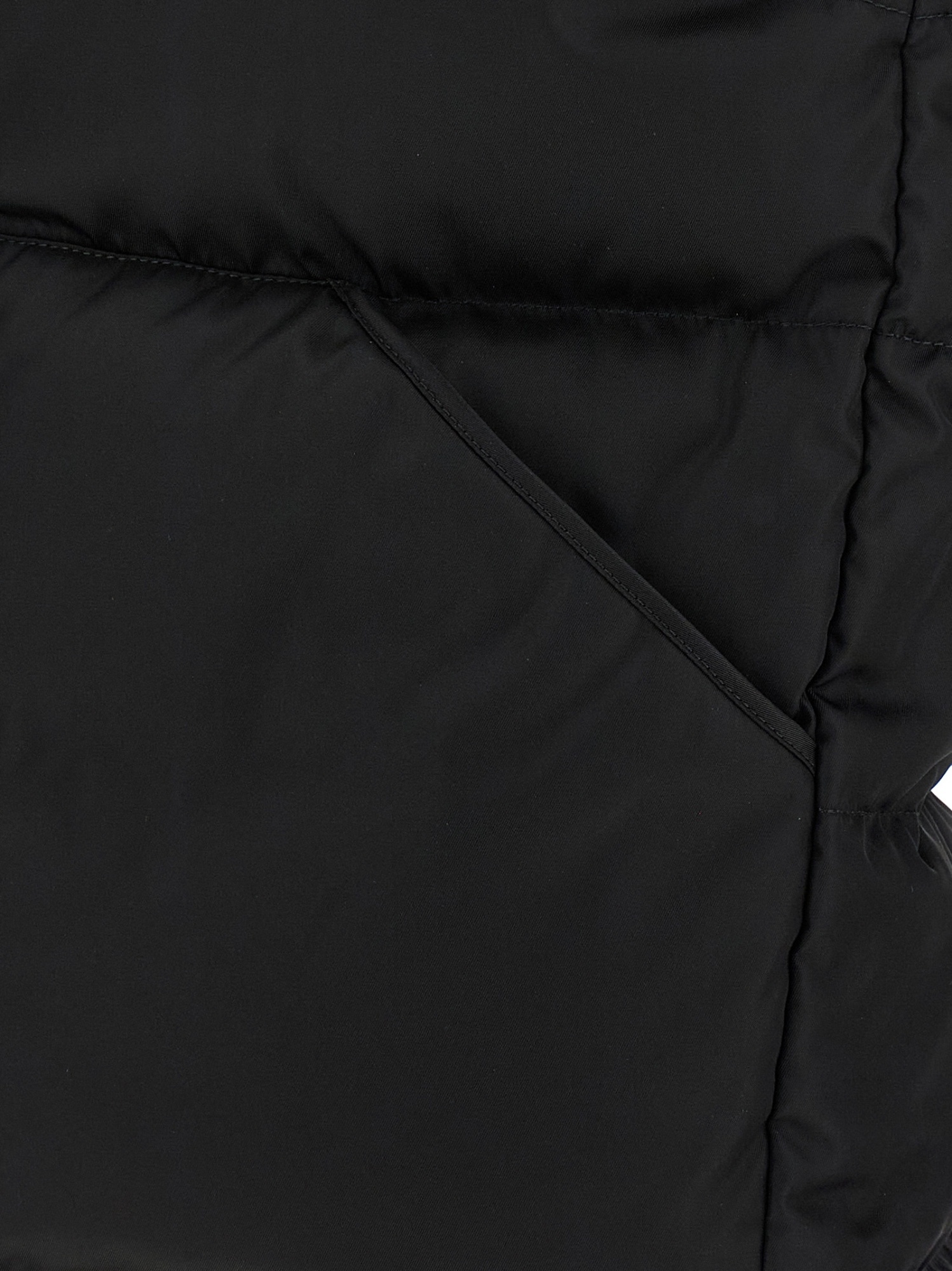 Prada Sleeveless Cotton Vest In Black