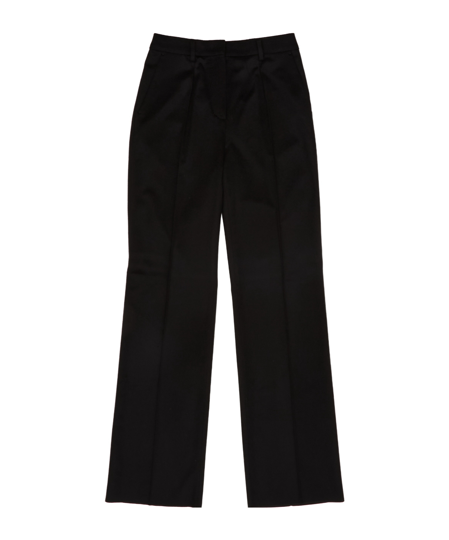 Max Mara Belt Loop Casual Pants In Black