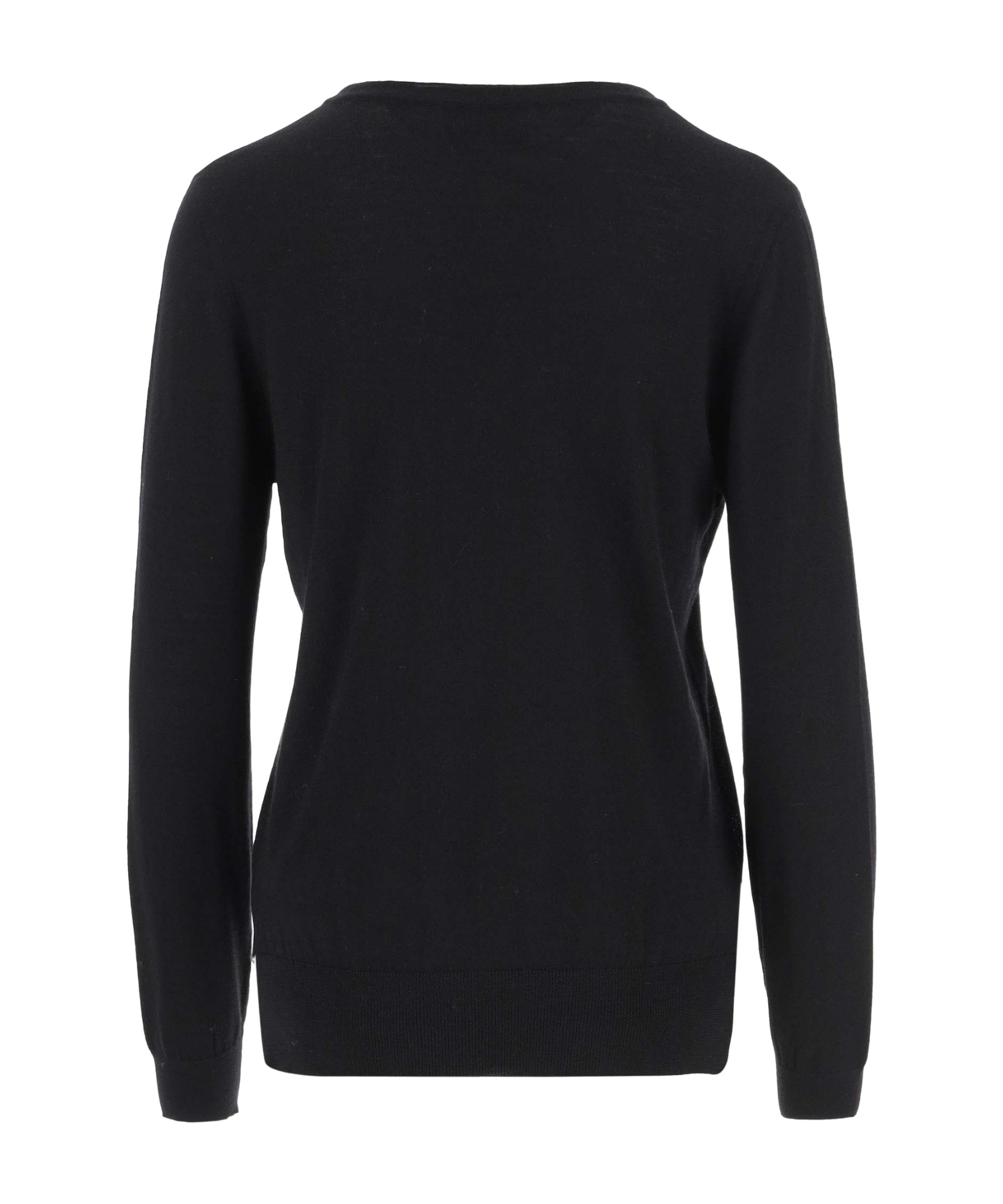 Partow Long-sleeved Sweater In Black