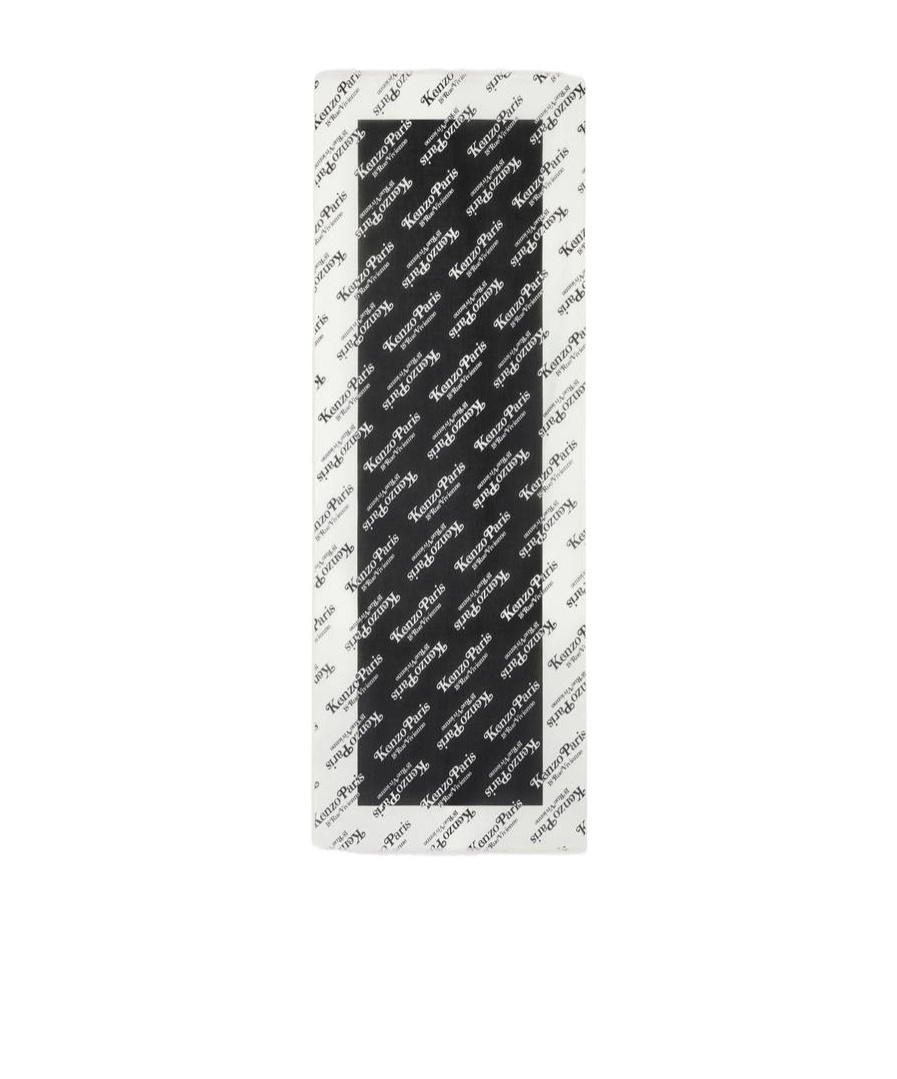 Kenzo Pattern Scarf In Black